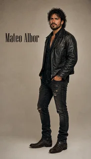 Mateo Albor — Full body, left three-quarter view