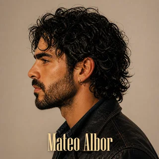 Mateo Albor — Left profile portrait